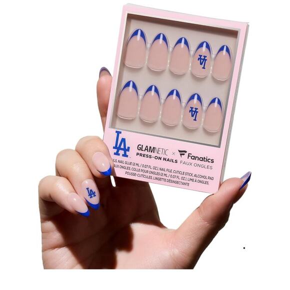 Glamnetic x MLB Los Angeles Dodgers Press-On Nails | NIB - Picture 5 of 5